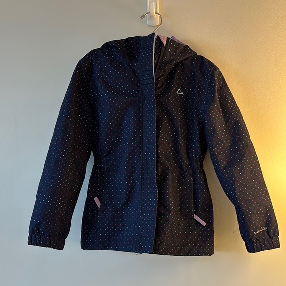 Kids Navy Blue Polka Dot Rain Suit - Picture 1 of 6
